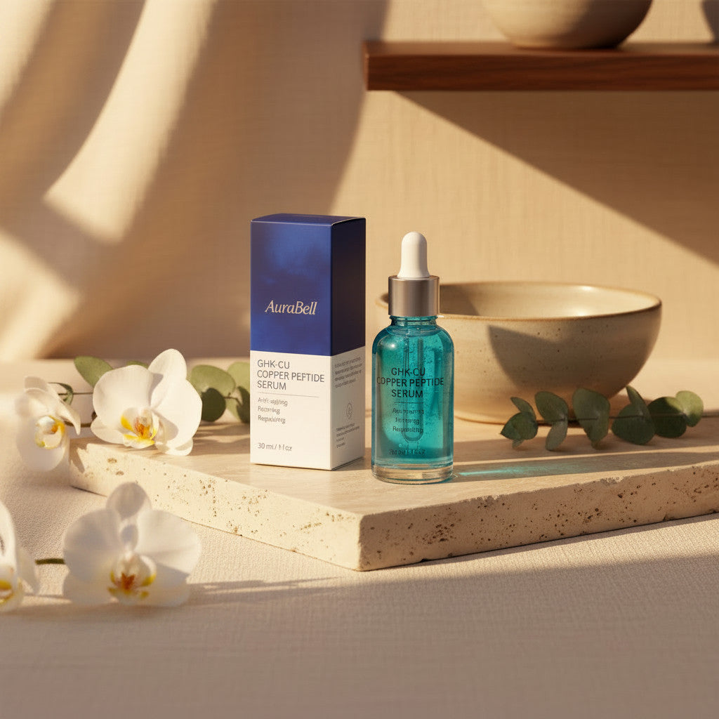 AuraBell's Rejuvenate Copper Peptide Serum - GHKCU image 0