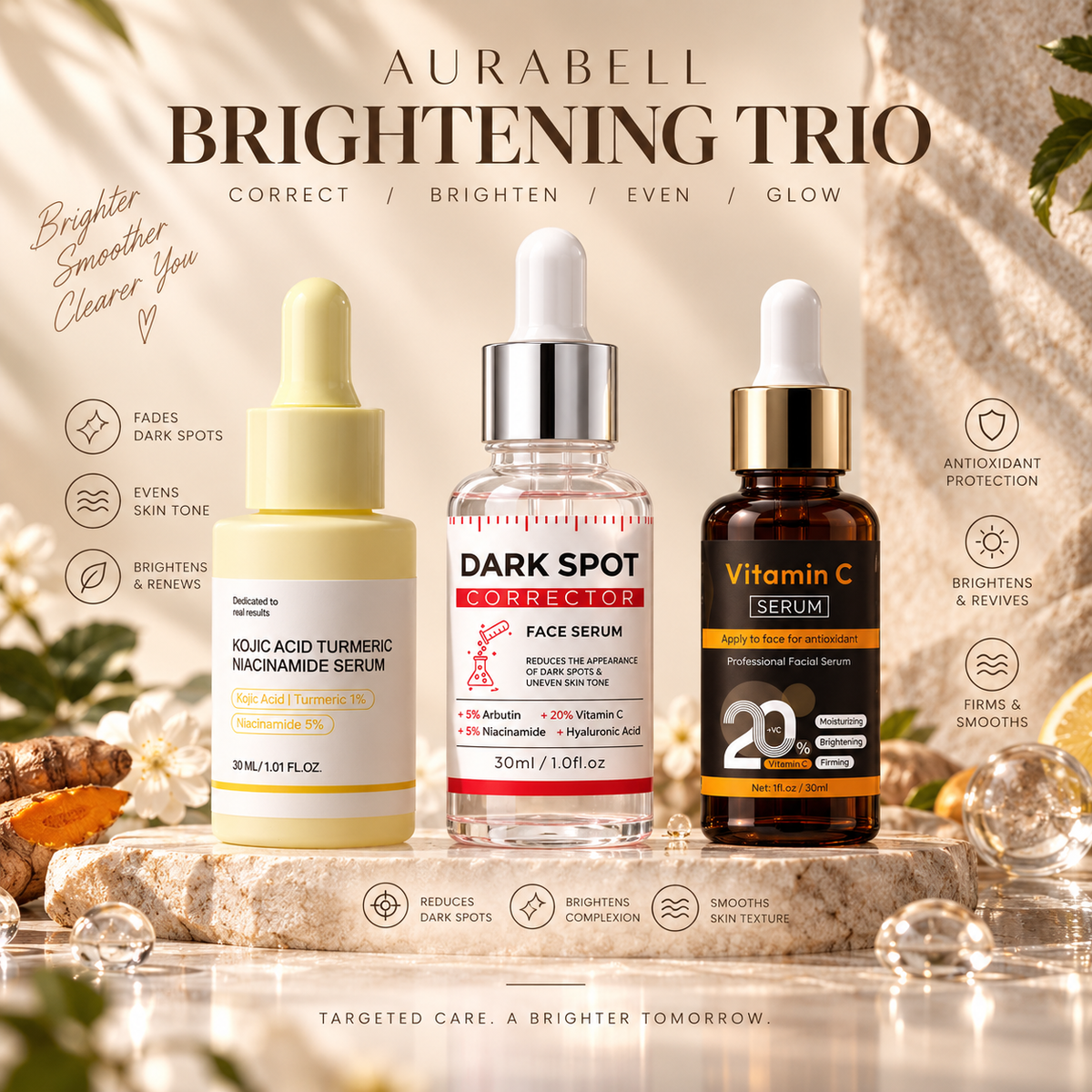 Brightening Trio