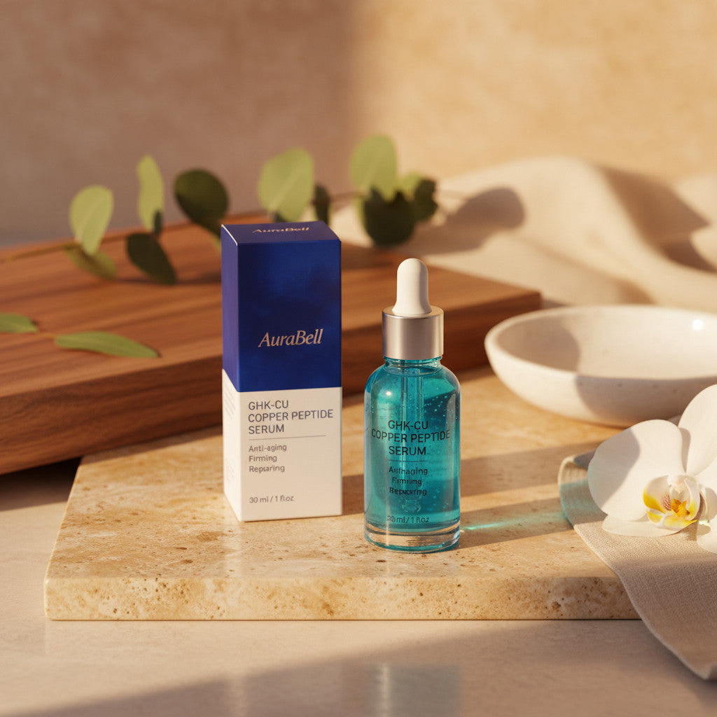 AuraBell's Rejuvenate Copper Peptide Serum - GHKCU image 1